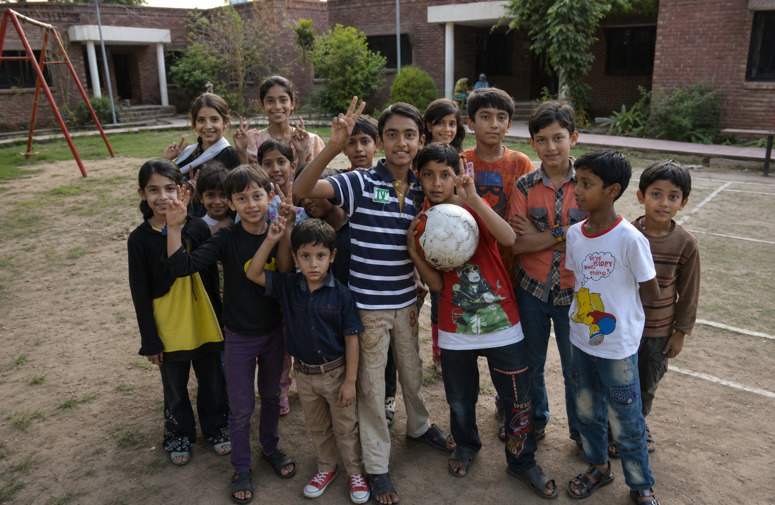 Evenings: shared meals, free play, and time with house parents